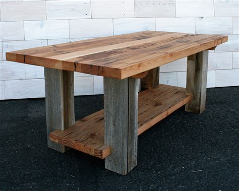 Custom Reclaimed Fir And Barn Wood Coffee Table By Historicwoods By