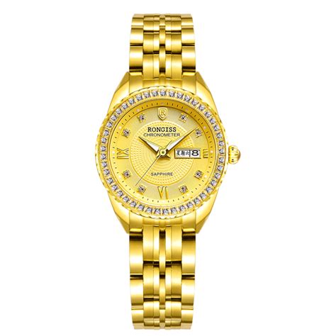 Switzerland 24k Gold Watch Gypsophila Fashion Trend Small Gold Watch