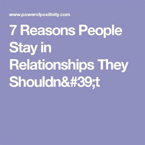 Psychology Explains 7 Reasons People Stay In Relationships They Shouldn