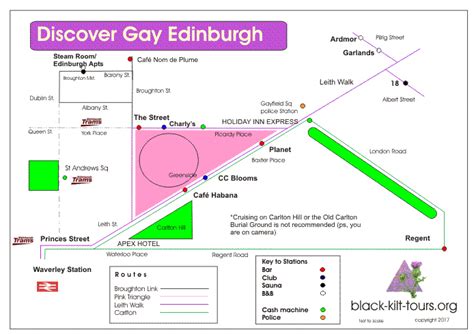 Gay Edinburgh Pink Triangle Bars Black Kilt Tours