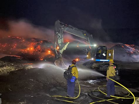 Fire At Tajiguas Landfill Thursday Night The Santa Barbara Independent