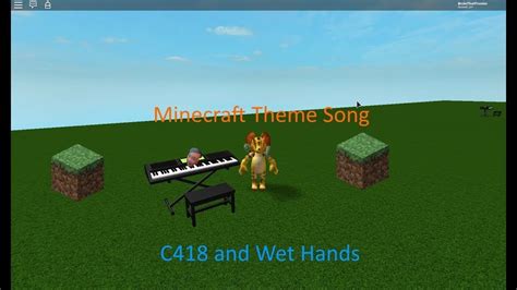 Minecraft Theme Songs On Piano Roblox YouTube