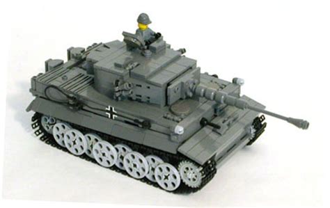 Mechanized Brick Series Iii Custom Lego Ww2 German Tiger I Heavy Tank Kit