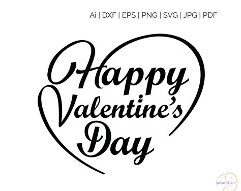 Happy Valentines Day Card Svg Cut Out SVG File - Download Free Font