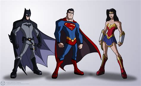 Batman Superman And Wonder Woman By Krissmithdw On Deviantart