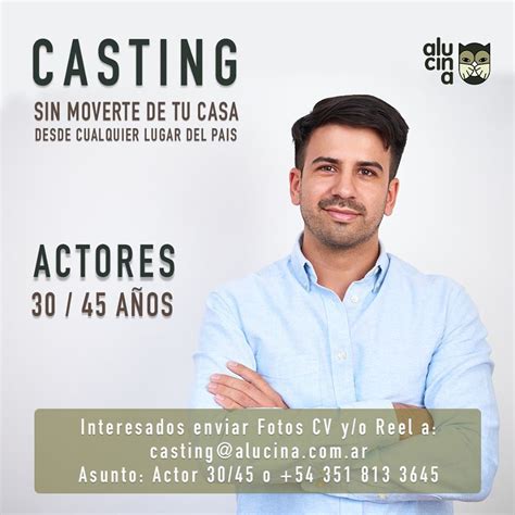 Casting Argentina Se Buscan Actores De 30 35 Años De Cualquier Parte De Argentina