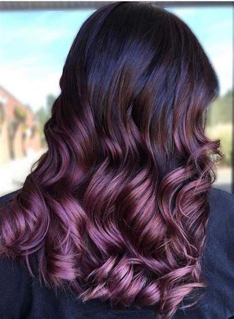 Gorgeous Purple Balayage Hair Color Trends 2019 Winterhaircolor Hair