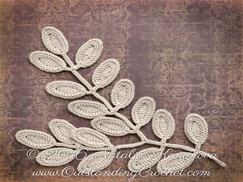 30 Crochet Leaf Patterns And Vine Patterns Crochet News