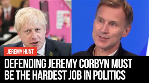 Jeremy Hunt Reveals Why He Would Still Refuse To Be In Boris Johnsons