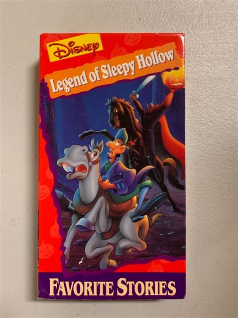Disney Legend Of Sleepy Hollow Vhs Shelf Vhs Tape Ebay