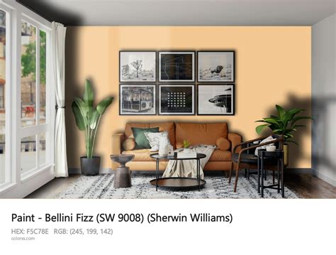 Sherwin Williams Bellini Fizz Sw Paint Color Codes Similar