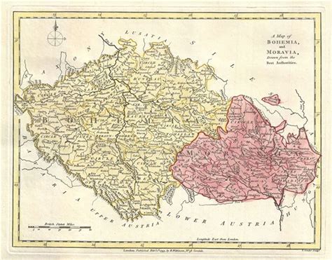 a map of bohemia and moravia drawn from the best authorities geographicus rare antique maps