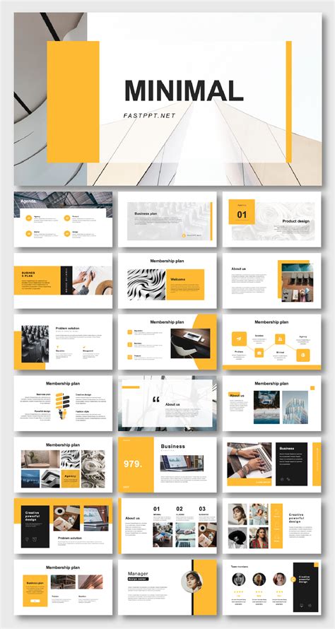 Clean Business Introduction Powerpoint Template Original And High