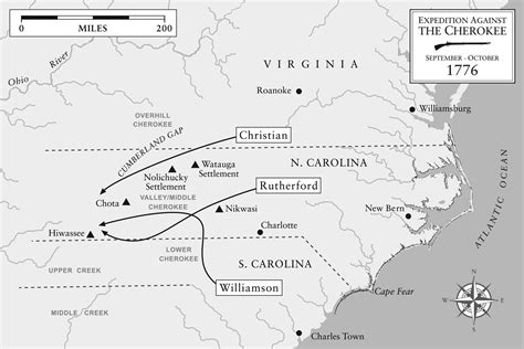 North Carolina Colonel Joseph Williams In The Cherokee Campaign Of 1776