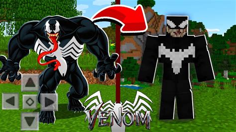 O Novo Melhor Addon Do Venom Para Minecraft De Celular Youtube