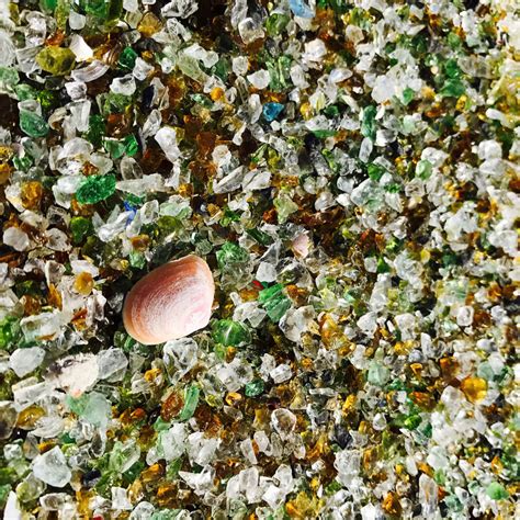 Your Eyes Aren T Playing Tricks This Strange Beach In Japan Is Filled With Colored Glass
