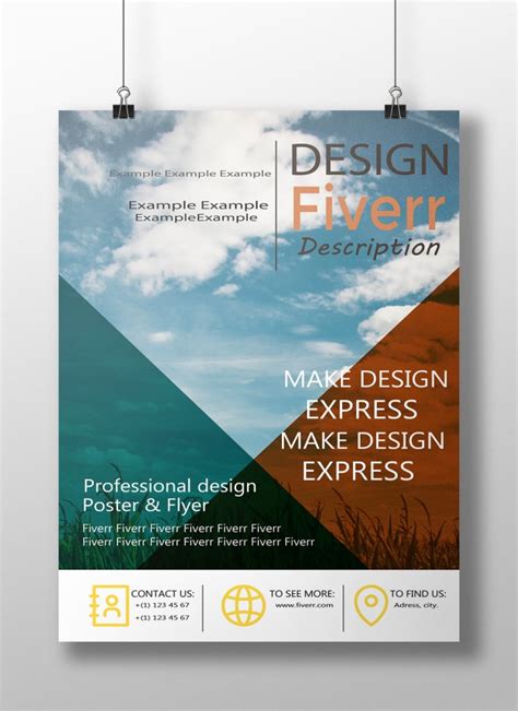 Design A Professional Posters And Flyers By Profesdesigner Fiverr