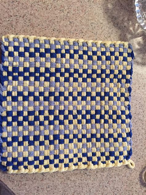 Potholder Loom Potholder Patterns Weaving Projects Crafty Projects