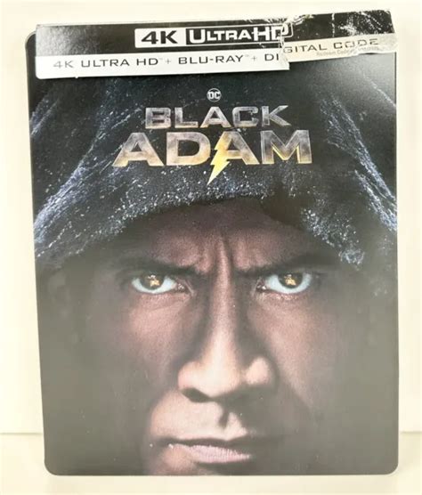 Black Adam Dc Steelbook 4k Uhd Blu Ray Digital Open 2999 Picclick
