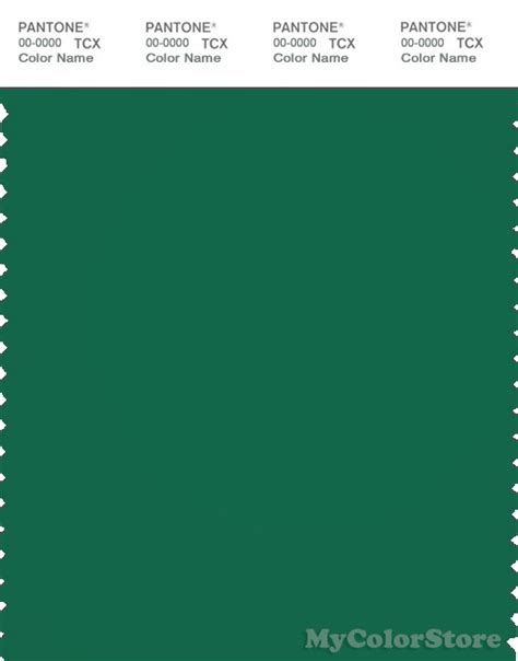 Pantone Smart 19 6026 Tcx Color Swatch Card Pantone Verdant Green