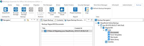 Metalogix Essentials For Office 365 V2160 Released With New Hyper