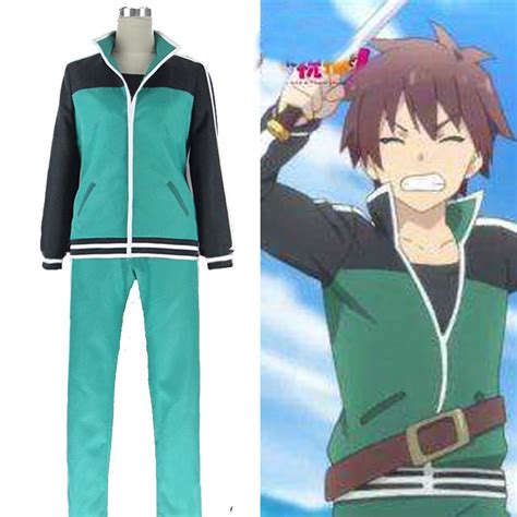 Kono Subarashii Sekai Ni Shukufuku Wo Satou Kazuma Cosplay Costume