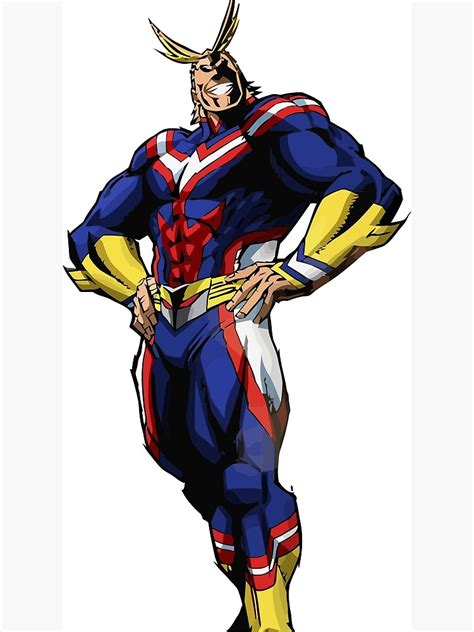 ALL Might Boku No Hero My Hero Academy Photographic Print For Sale By Bruno H Redbubble