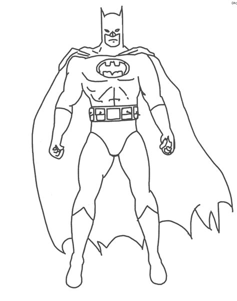 Batman Outline Batman Color Pages Drawing Kids Clip Art Library 