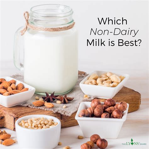 Which Non Dairy Milk Is Best The Lyons Share Wellness
