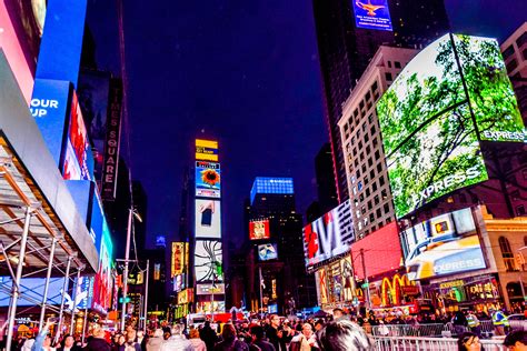 Free Images Road Night New York Times Square Manhattan New York