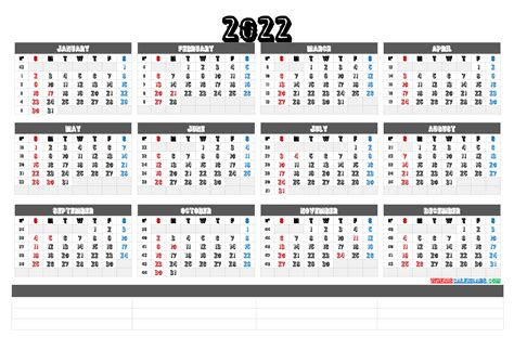 Year Calendar 2022 Printable Free Australia Australia Calendar 2022