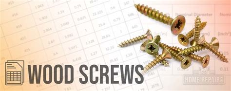 Wood Screw Size Chart Find Your Needed Dimensions Now Home Repair Geek