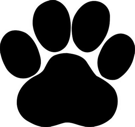 Download High Quality paw prints clipart silhouette Transparent PNG