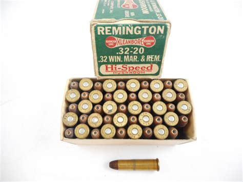 32 20 Kleanbore Ammo Remington Arms Company Collectable Ammo