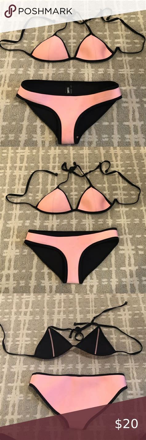 TRIANGL Pink Bikini Pink Bikini Triangl Swimwear Pink Bikinis