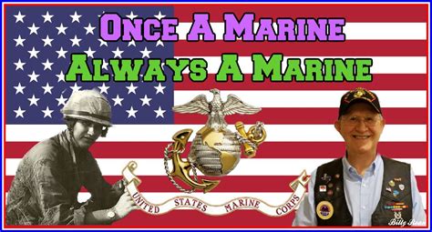 Once A Marine Always A Marine Once A Marine United States Marine