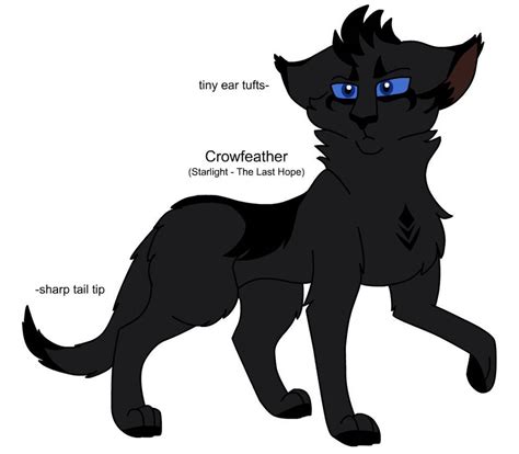 Warriors Design 78 Redesign Crowfeather By Thedawnmist On Deviantart