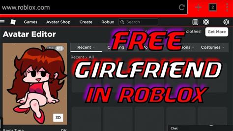 How To Make Free Girlfriend From Friday Night Funkin In Roblox Youtube