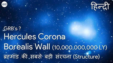 Hubble image of macs j0717 with mass overlay.jpg 4,000 × 2,246; (In Hindi) Hercules Corona Borealis Wall | ब्रह्मांड की सबसे बड़ी संरचना | GRB's ? - YouTube