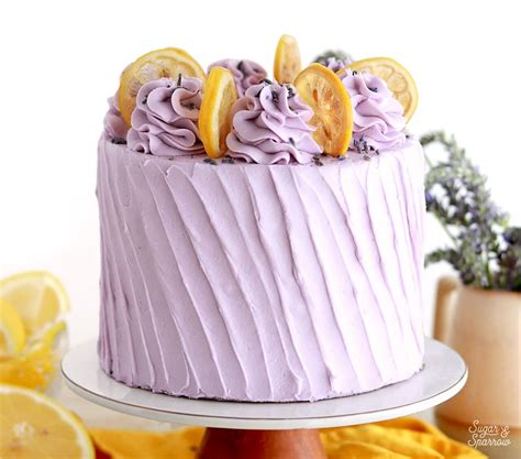 Lemon Lavender Cake Recipe Sugar Sparrow