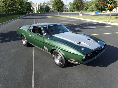 1971 Ford Mustang Mach 1 Cars Green Coupe Usa Wallpaper 2592x1944