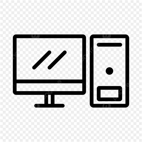 Desktop Computer Clipart Transparent Png Hd Desktop Computer Icon In