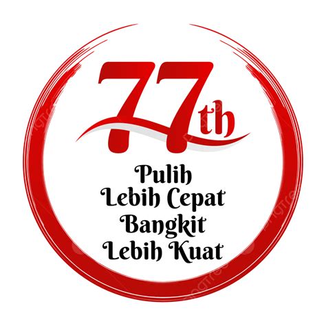 Hut Ri Vector Hd Images Resmi Hut Ri Ke 77 Logo Transparent Logo Hut