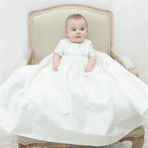 Boys Silk Christening Gown Harry By Adore Baby