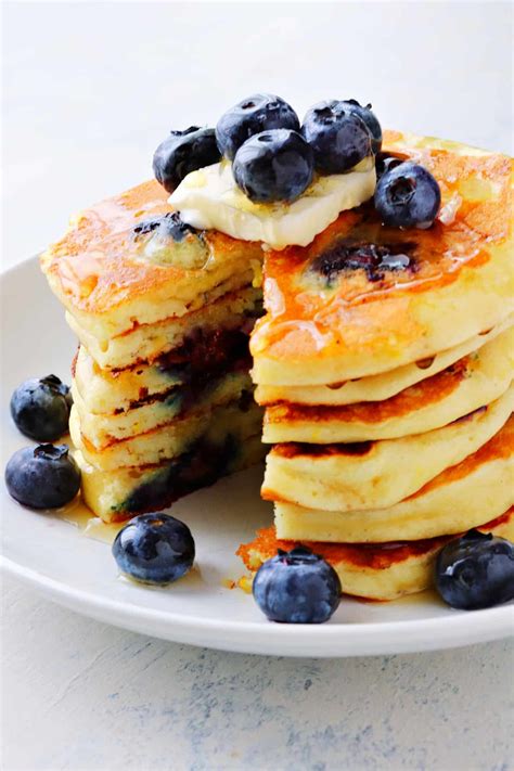 Best Blueberry Pancakes Crunchy Creamy Sweet