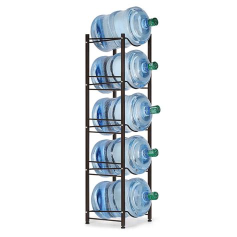 Water Cooler Jug Rack Dispenser 5 Tier Stainless Steel Heavy Duty