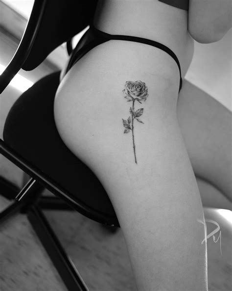 Share More Than 74 Hip Rose Tattoo Super Hot In Cdgdbentre