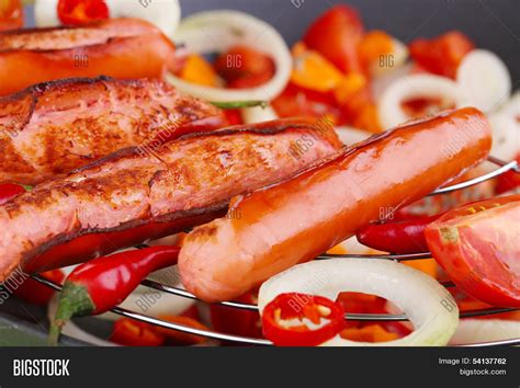 Delicious Sausages Image And Photo Free Trial Bigstock