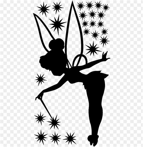 Free Download HD PNG Tinkerbell Silhouette Png Download Tinkerbell Pumpkin Stencil PNG