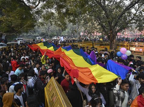 lgbtq couples in india await supreme court decision on same sex marriage npr